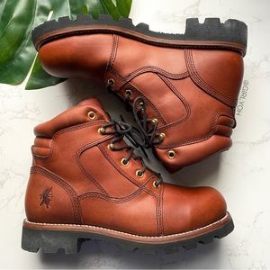 Chippewa Oiled Redwood Steel Toe 6 Inch Safety Work Boots 9
